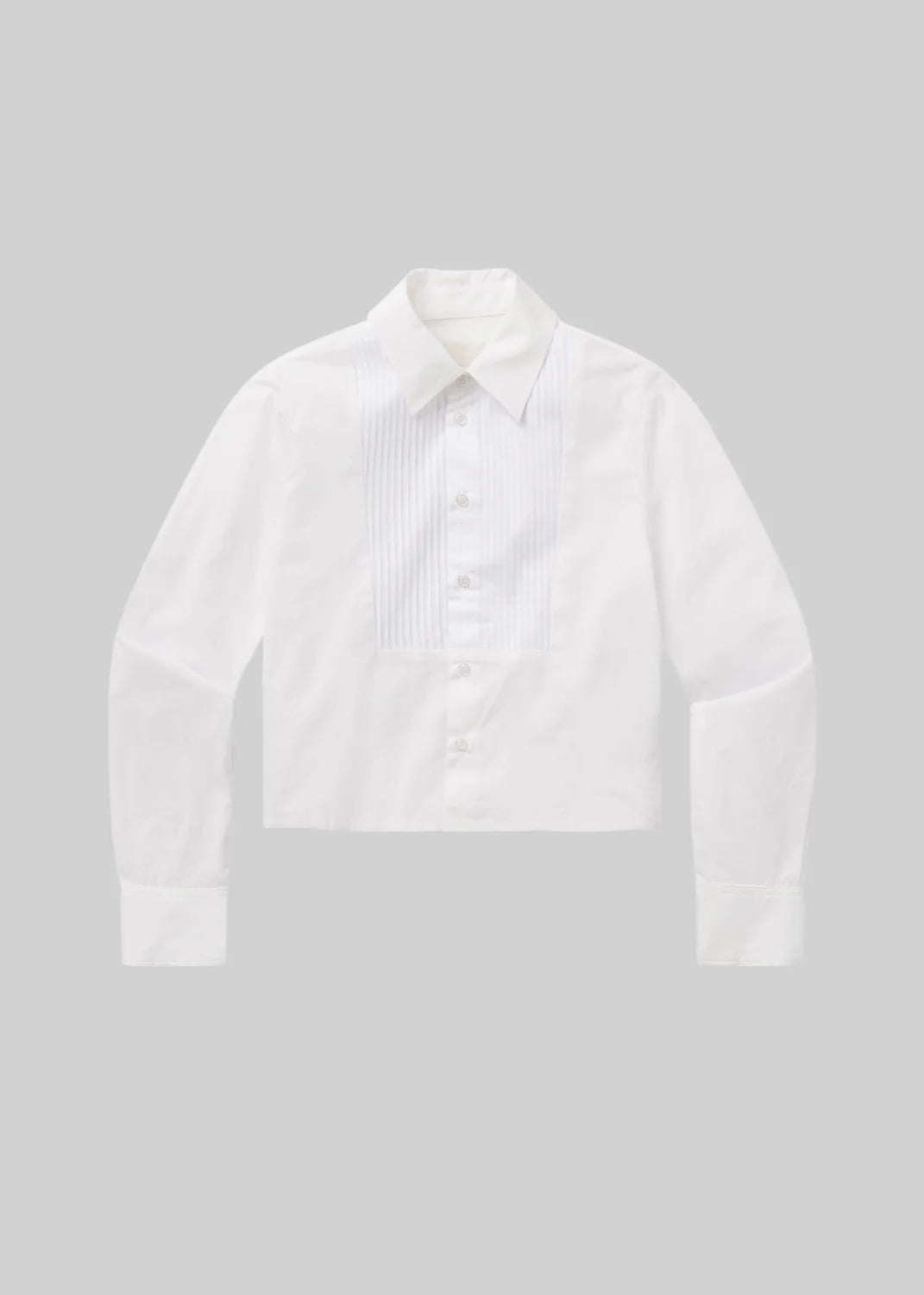 Camicia cropped tuxedo