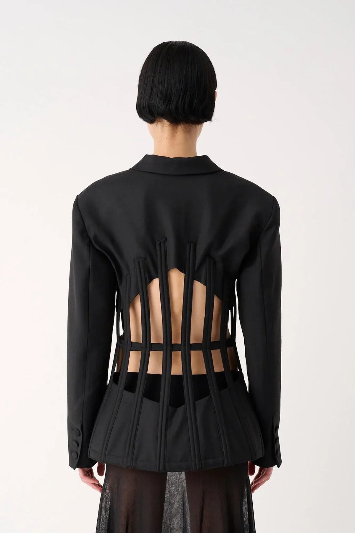 Giacca bustier con aperture