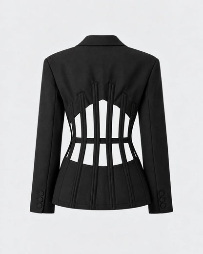 Giacca bustier con aperture