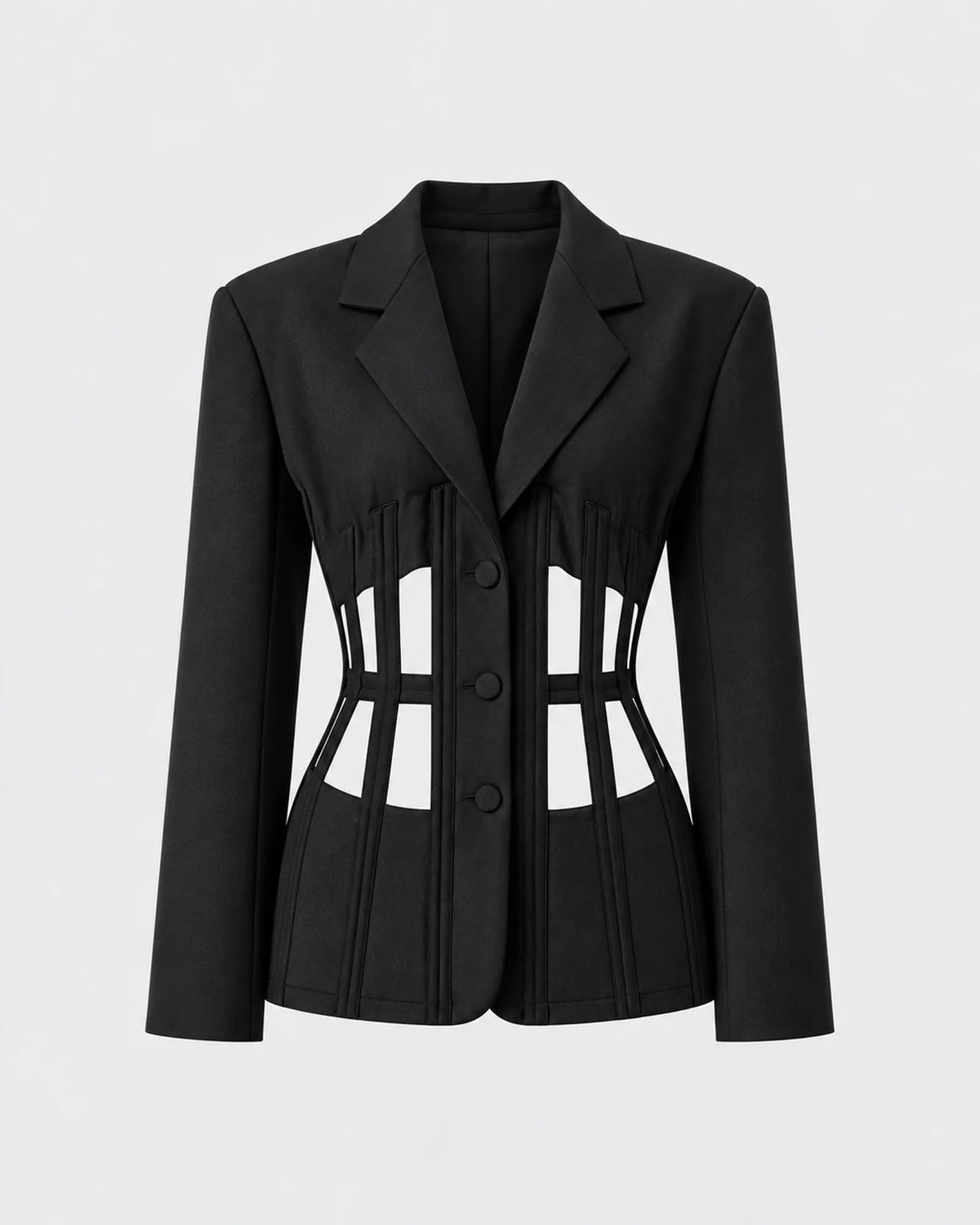 Giacca bustier con aperture