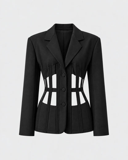 Giacca bustier con aperture