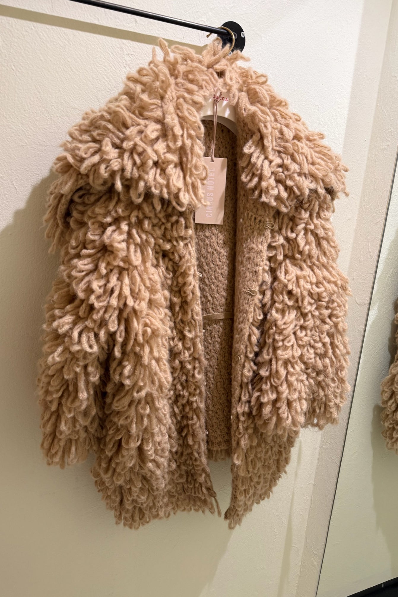 Cappotto teddy oversize