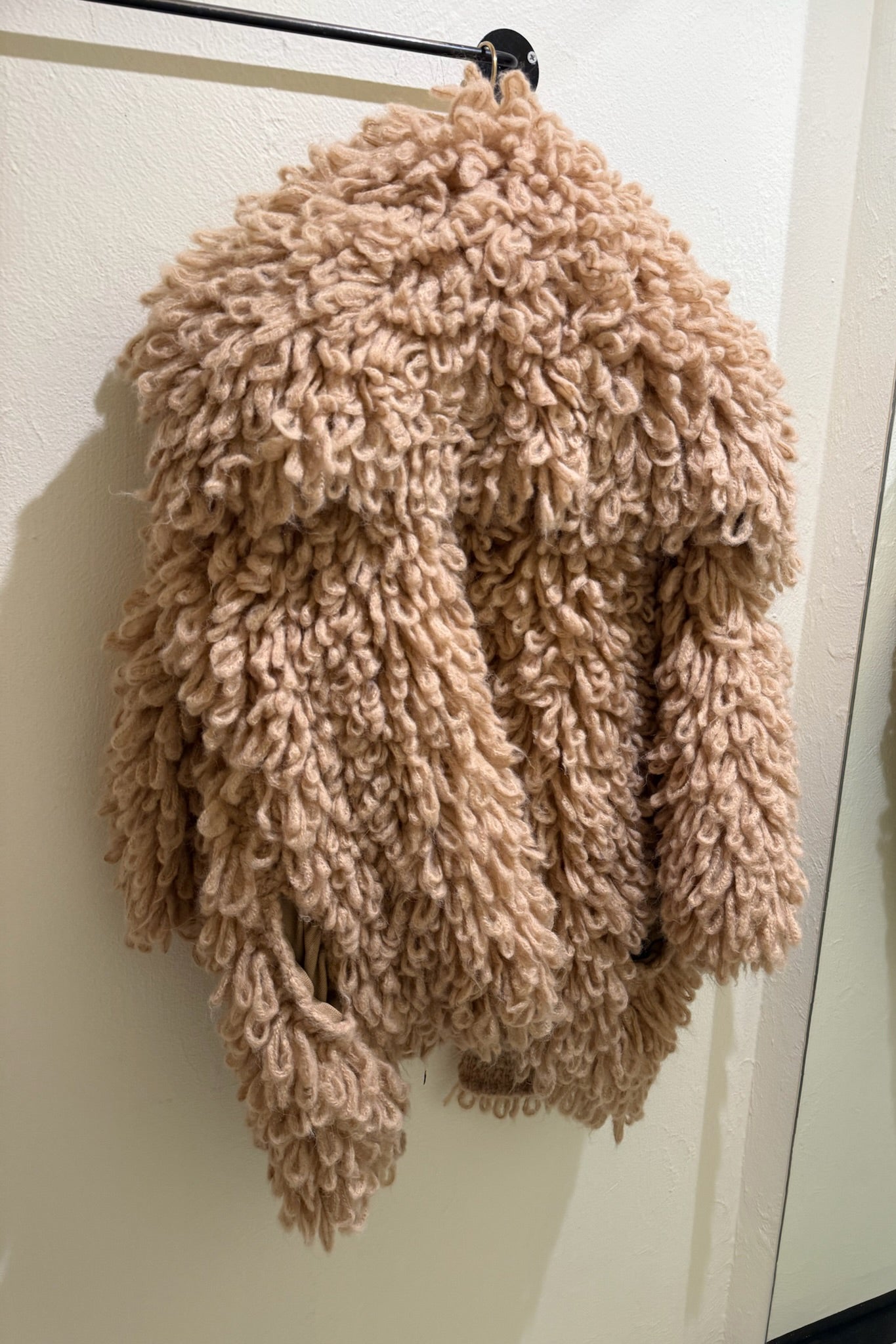 Cappotto teddy oversize