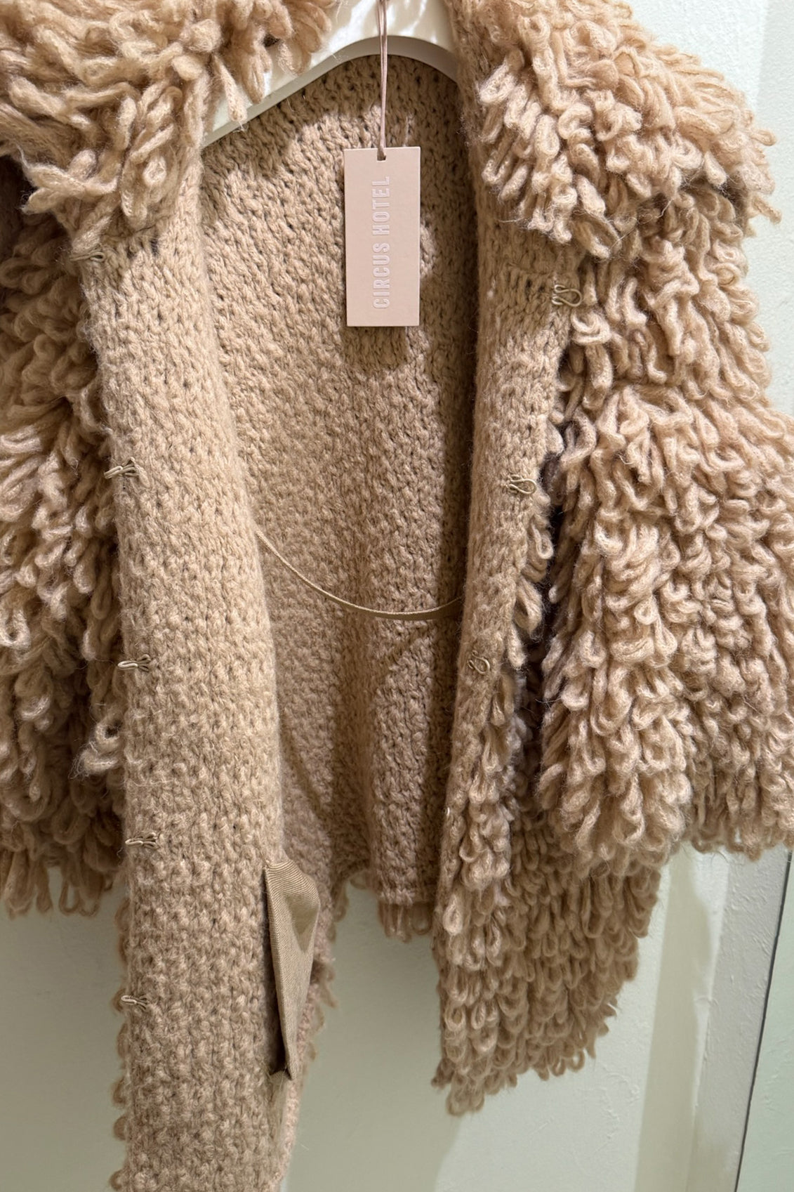 Cappotto teddy oversize