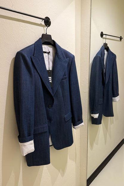 Giacca effetto jeans