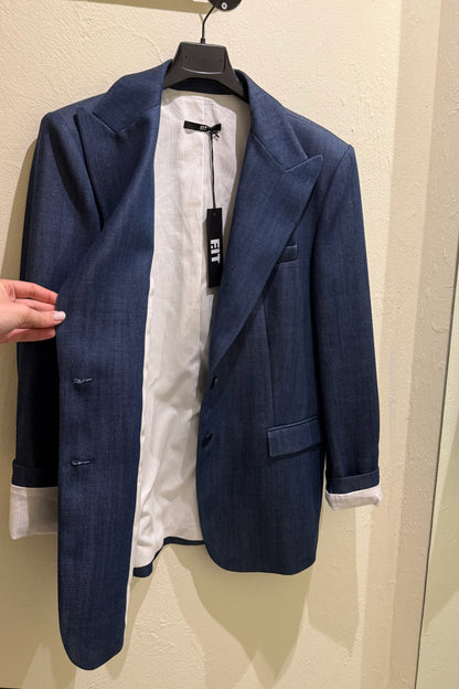 Giacca effetto jeans