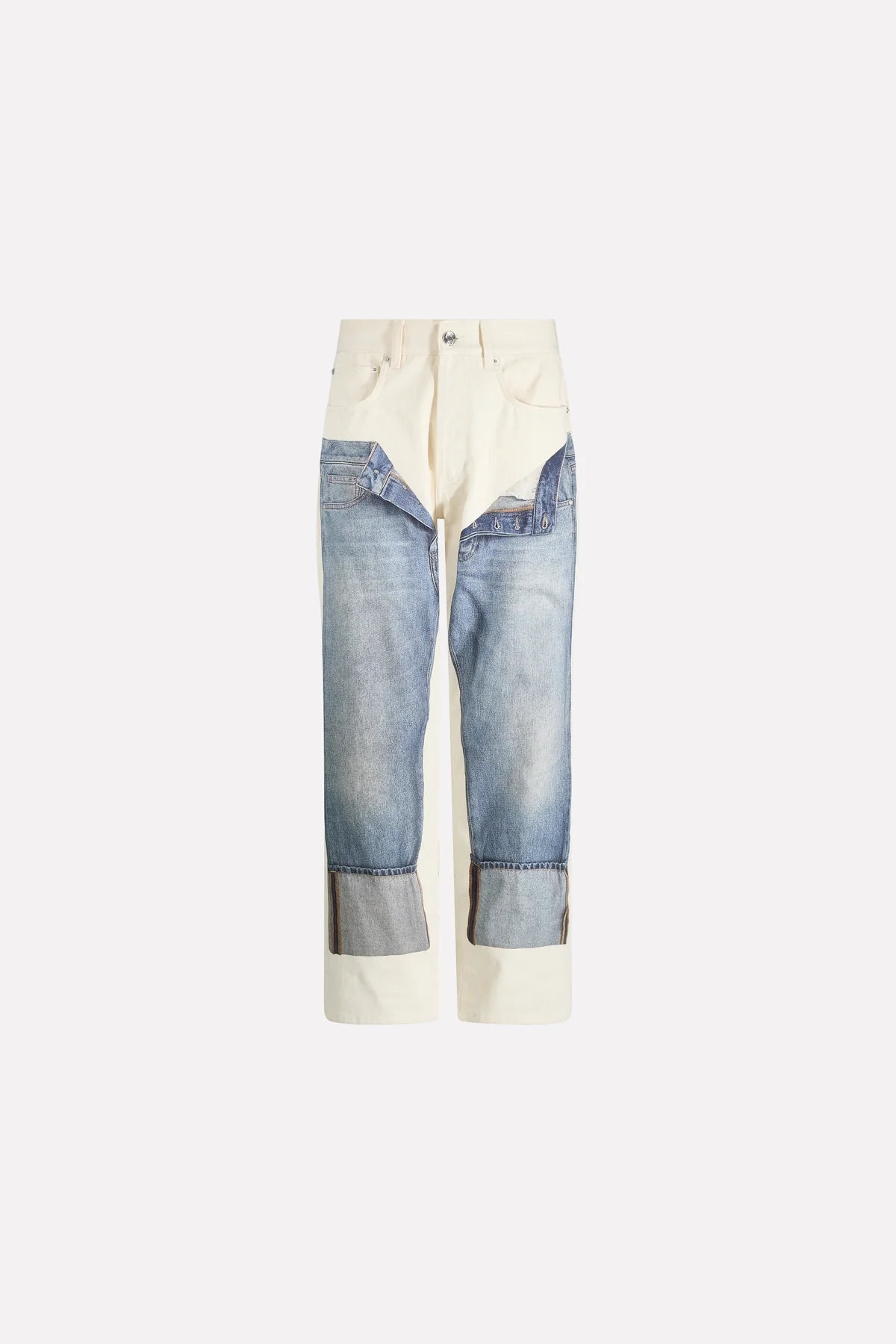 Jeans cinque tasche grafica