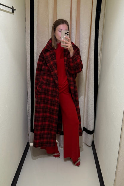 Cappotto lungo foderato